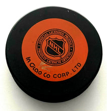 Load image into Gallery viewer, Marty McSorley Signed Los Angeles Kings NHL Hockey Puck Autographed In Glas Co
