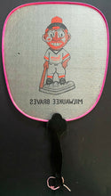 Load image into Gallery viewer, c1950 Milwaukee Braves Silk Fan MLB Baseball Vintage Old Antique
