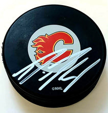 Load image into Gallery viewer, Dion Phaneuf Signed Calgary Flames Hockey Puck Autographed NHL
