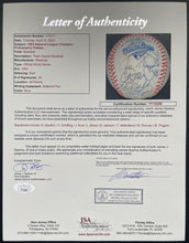 Load image into Gallery viewer, 1993 Official World Series Philadelphia Phillies Signed x28 Baseball JSA LOA MLB
