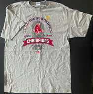 2007 World Series Champions MLB Baseball T-Shirt Boston Red Sox Alstyle Apparel