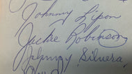 1960s Jackie Robinson Autographed Signed x11 Sports Album Page MLB JSA LOA
