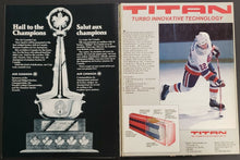 Load image into Gallery viewer, 1986 World Junior Hockey Championship Program Canada Russia Wins Gold
