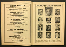 Load image into Gallery viewer, 1964 CFL Football Program Montreal Alouettes vs Hamilton Tiger-Cats Unscored
