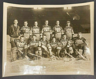 Vintage NHL 1929-30 New York Americans Hockey Team Type 1 Photo
