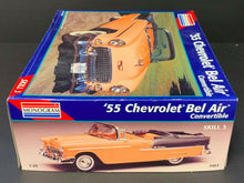 Load image into Gallery viewer, Monogram 1955 Chevrolet Bel Air Convertible Scale 1:25 Model Car Kit Vintage
