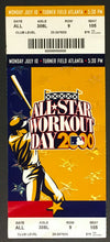 Load image into Gallery viewer, 2000 MLB All Star Game Work Day Ticket Turner Field Atlanta Vintage Baseball
