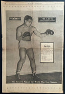 1942 Full Two Page Boxing Poster Joe Louis The Afro-American Newspaper Vintage