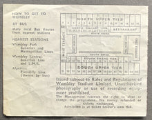 Load image into Gallery viewer, 1973 Empire Pool Jethro Tull Wembley Concert ticket Rare Postponed Show
