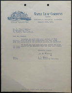 1950 Vintage Letter From Toronto Marlboros Assistant Publicity Director SG Evans