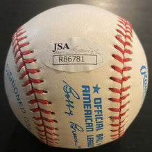 Load image into Gallery viewer, George Kell Signed Bobby Brown Baseball Autographed MLB Detroit Tigers HOF JSA
