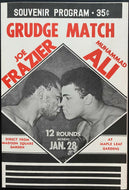 1974 Boxing Program Muhammad Ali Joe Frazier 2 Maple Leaf Gardens Closed Circuit