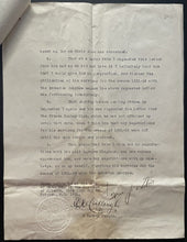 Load image into Gallery viewer, 1921-22 NHL Hockey Document Telegram Regarding Sprague Cleghorn Future HOFer
