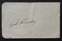 Load image into Gallery viewer, Ted Kennedy Signed Cut JSA Authenticated Autograph Hockey HOF Maple Leafs NHL
