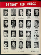 Load image into Gallery viewer, 1963 Detroit Olympia NHL Hockey Program Detroit Red Wings v Bruins Howe Cover
