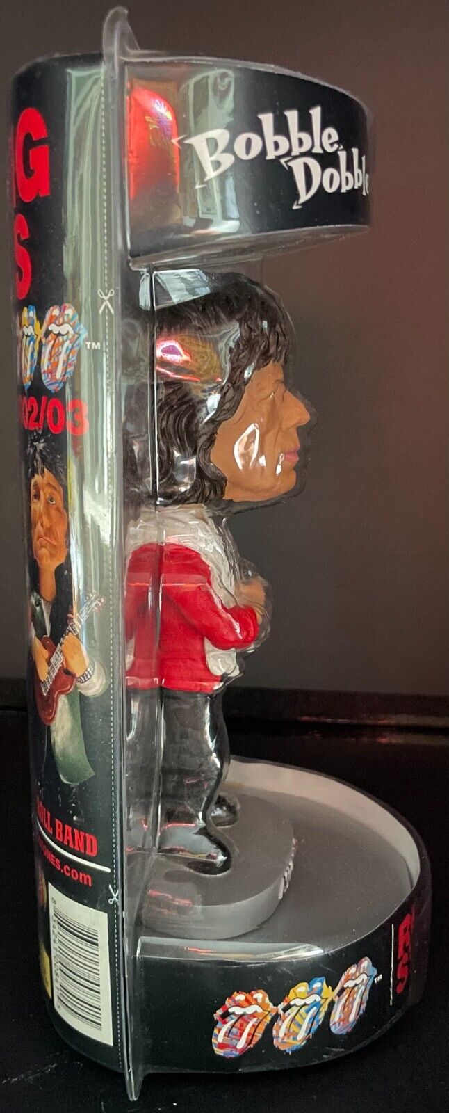 2002-03 Rolling Stones Mick Jagger Bobblehead Licks World Tour 