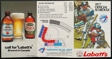 Load image into Gallery viewer, 1977 Toronto Blue Jays Inaugural 1st Season MLB Schedule Lot 2 Different Skeds
