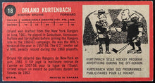 Load image into Gallery viewer, 1964-65 Vintage Boston Bruins Orland Kurtenbach Topps Tallboy NHL Hockey Card
