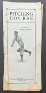 1910 Baseball Correspondence League Of America Issued Pitching Course Booklet