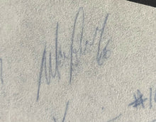 Load image into Gallery viewer, 1985 Signed IIHF World Championships Canada Pennant Autographed Mario Lemieux
