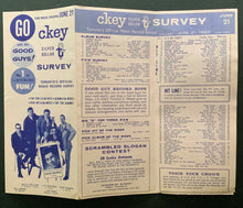 Load image into Gallery viewer, 1963 CKEY Toronto Radio Record Survey Chart Beach Boys Rick Nelson Music VTG

