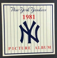 1981 New York Yankees Baseball Picture Album Baseball Photo Book