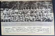 Load image into Gallery viewer, 1942 Who’s Who In MLB Program Team Photos 1941 New York Yankees Brooklyn Dodgers
