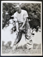 1942 Mush March Type 1 Press Photo Chicago Blackhawks NHL Hockey Vintage