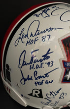 Load image into Gallery viewer, 1996 NFL Pro Football Hall Of Fame Game Signed x20 Riddell Helmet Beckett LOA
