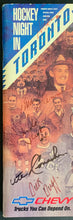 Load image into Gallery viewer, 1991 Maple Leaf Gardens Program 1st Home Game NHL's 75th Season Signed x9 JSA
