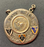Circa Early 1900's Football Medal Boys Union Made in Toronto Historical Sports