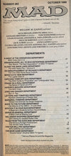 Load image into Gallery viewer, MAD Magazines Vol. #282, #283, #284 1988-1989 Vintage Comic Books Comedy Parody
