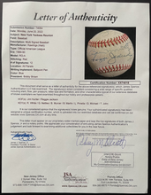 Load image into Gallery viewer, New York Yankees Reunion Team Autographed American League Baseball JSA LOA
