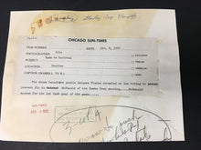 Load image into Gallery viewer, 1962 Jacques Plante Vintage Press Photo NHL Hockey Stanley Cup Playoffs Chicago
