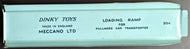 Meccano Ltd. Dinky Toys Vintage 994 Loading Ramp Pullmore Car Transporter