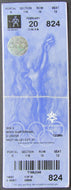 2002 Salt Lake Olympics Men's Quarterfinal Hockey Ticket - Belarus vs Sweden
