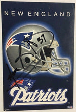 Load image into Gallery viewer, New England Patriots Signed Rodney Harrison Autographed Decal Card NFL Football
