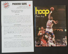 Load image into Gallery viewer, 1989 Vets Memorial Coliseum NBA Program NY Knicks - Phoenix Sun + Ticket P Ewing
