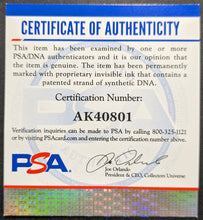 Load image into Gallery viewer, Yogi Lawrence Peter Berra Autographed Full Name MLB Baseball Signed PSA COA
