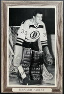1964-1967 NHL Hockey Bee Hive Premium Boston Bruins Bernie Parent Photo