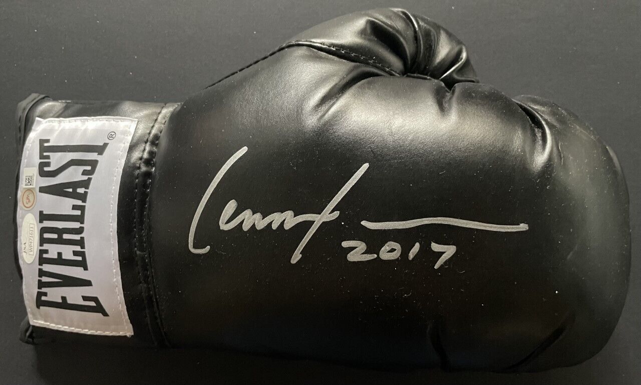 Lennox Lewis Signed Everlast Boxing Glove Autographed JSA COA