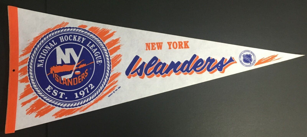 New York Islanders NHL Hockey Pennant EST 1972 Full Size 29.5