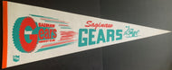 IHL Saginaw Gears Full-Size Sports Pennant Ice HockeyVintage Original