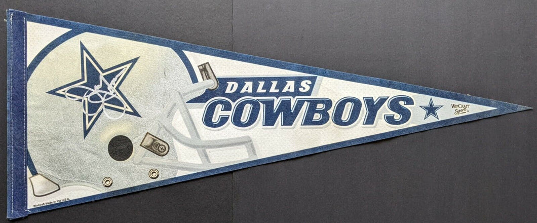 Circa 1990s Jerry Jones Autographed Signed Dallas Cowboys Full Size Pennant NFL