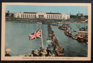 c1900 Start Of Marathon Postcard Swim Toronto CNE Swimming Automotive Building