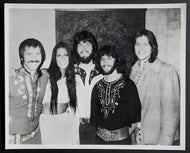 Circa 1972 Stampeders + Sonny and Cher Tour Photo Vintage Music Celebrity