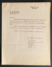 Load image into Gallery viewer, 1960 Toronto Maple Leaf Baseball Club Office Memo + Signed Vintage Letter
