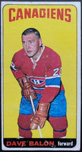 Load image into Gallery viewer, 1964-65 Vintage Montreal Canadiens Dave Balon Topps Tallboy NHL Hockey Card
