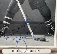 Load image into Gallery viewer, 1964 John Ferguson Signed Beehive NHL Hockey Photo Autographed Canadiens JSA
