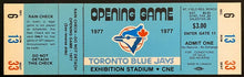 Load image into Gallery viewer, 1977 MLB Baseball Toronto Blue Jays First Game Tickets (6) Each Colour Very Rare
